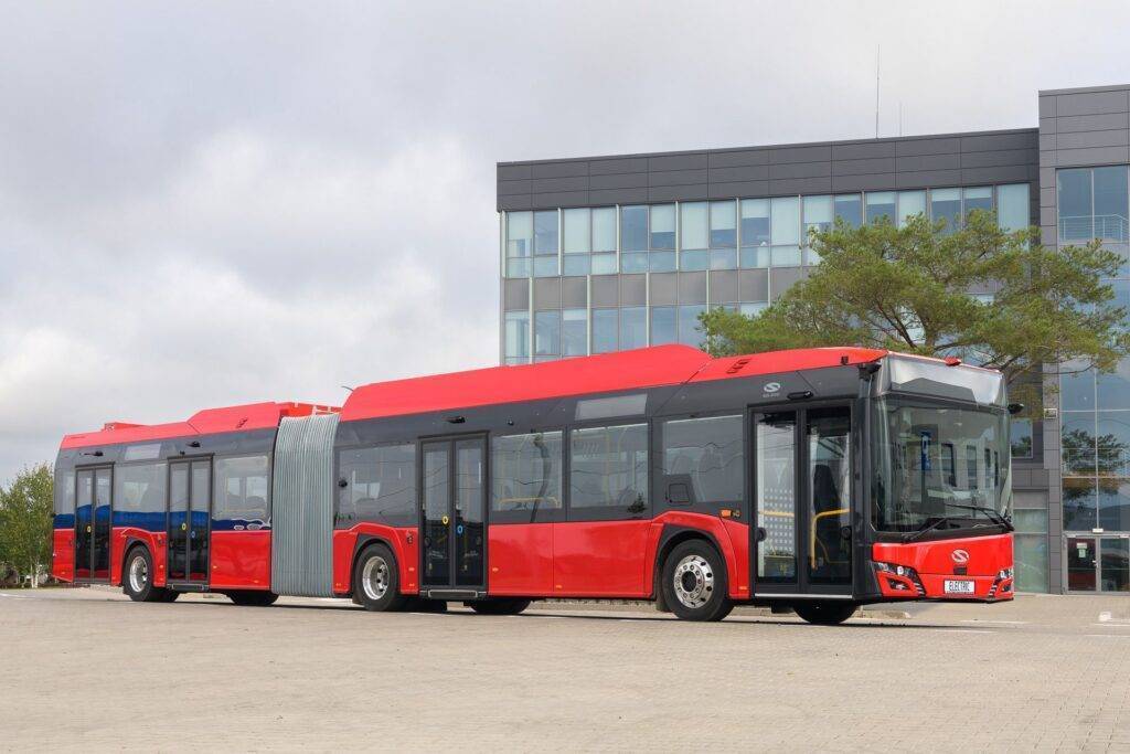 Solaris Urbino 18.75 electric bus in Oslo