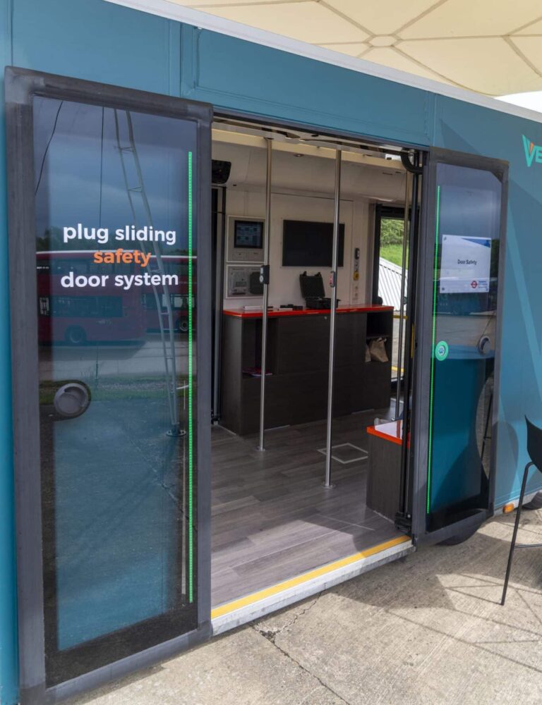 Ventura Systems Plug Sliding Door System at TfL BSS2